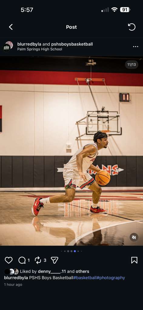 Player dribbling the ball